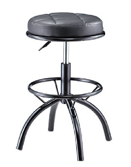 soft seat metal base swivel bar stool